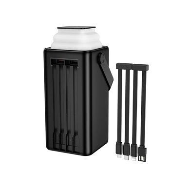 Купити Зовнішній акумулятор BOROFONE BJ65B High 22.5W+PD20W+four-cables power bank(80000mAh) Black