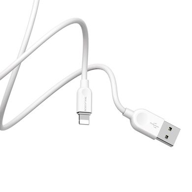 Купити Кабель Borofone BX14 LinkJet Lightning USB 2.4 A 1m White