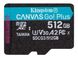 Карта пам'яті Kingston microSDXC Canvas Go! Plus 512GB Class 10 UHS-I V30 A2 W-90MB/s R-170MB/s