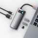 USB-Hub Baseus Metal Gleam Series 5-in-1 Multifunctional （Type-C to HDMI*1+USB3.0*3+PD*1)