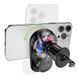 Автотримач для телефона з БЗП HOCO HW36 electric rotating magnetic wireless fast charging car holder(air outlet) Black