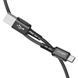 Кабель ACEFAST C1-04 USB to Type-C 3A, 1.2m, nylon aluminum connectors, Black