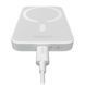 Внешний аккумулятор Baseus Magnetic Mini Air Wireless Fast Charge Power Bank 6000mAh 20W Stellar White（С простым серийным кабелем Type-C до