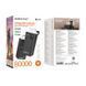 Зовнішній акумулятор BOROFONE BJ65B High 22.5W+PD20W+four-cables power bank(80000mAh) Black