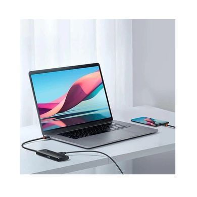 Купити USB-Hub Baseus Lite Series 4-Port USB-A HUB Adapter (USB-A to USB 3.0*4) 25cm Black