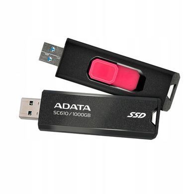 Купити Портативний SSD ADATA SC610 1TB USB 3.2 550/500Mb/s Black