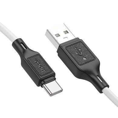 Купити Кабель HOCO X90 Cool silicone charging data cable for Type-C White