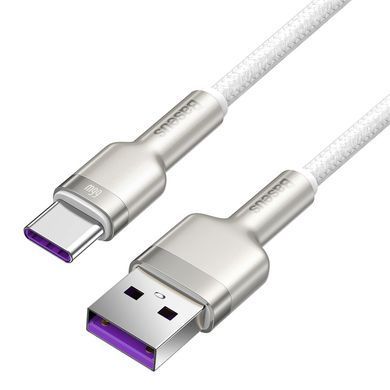 Купити Кабель Baseus Cafule Series Metal Data Cable USB to Type-C 66W 1m White
