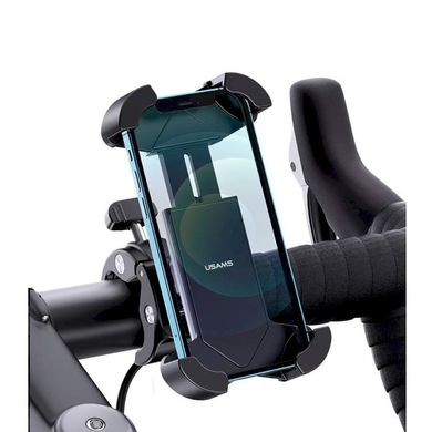 Купити Велотримач для мобільного Usams US-ZJ064 Cycling Shockproof Black