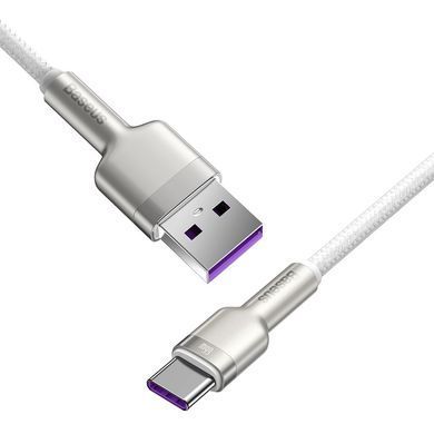 Купити Кабель Baseus Cafule Series Metal Data Cable USB to Type-C 66W 1m White
