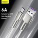 Кабель Baseus Cafule Series Metal Data Cable USB to Type-C 66W 1m White