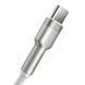 Кабель Baseus Cafule Series Metal Data Cable USB to Type-C 66W 1m White
